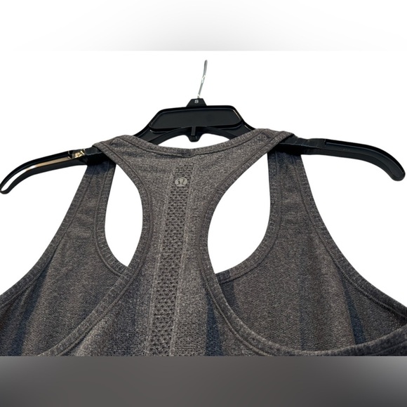 Women’s Lululemon Gray Swiftly Racerback Tank Top: Size 10 - Picture 4 of 8